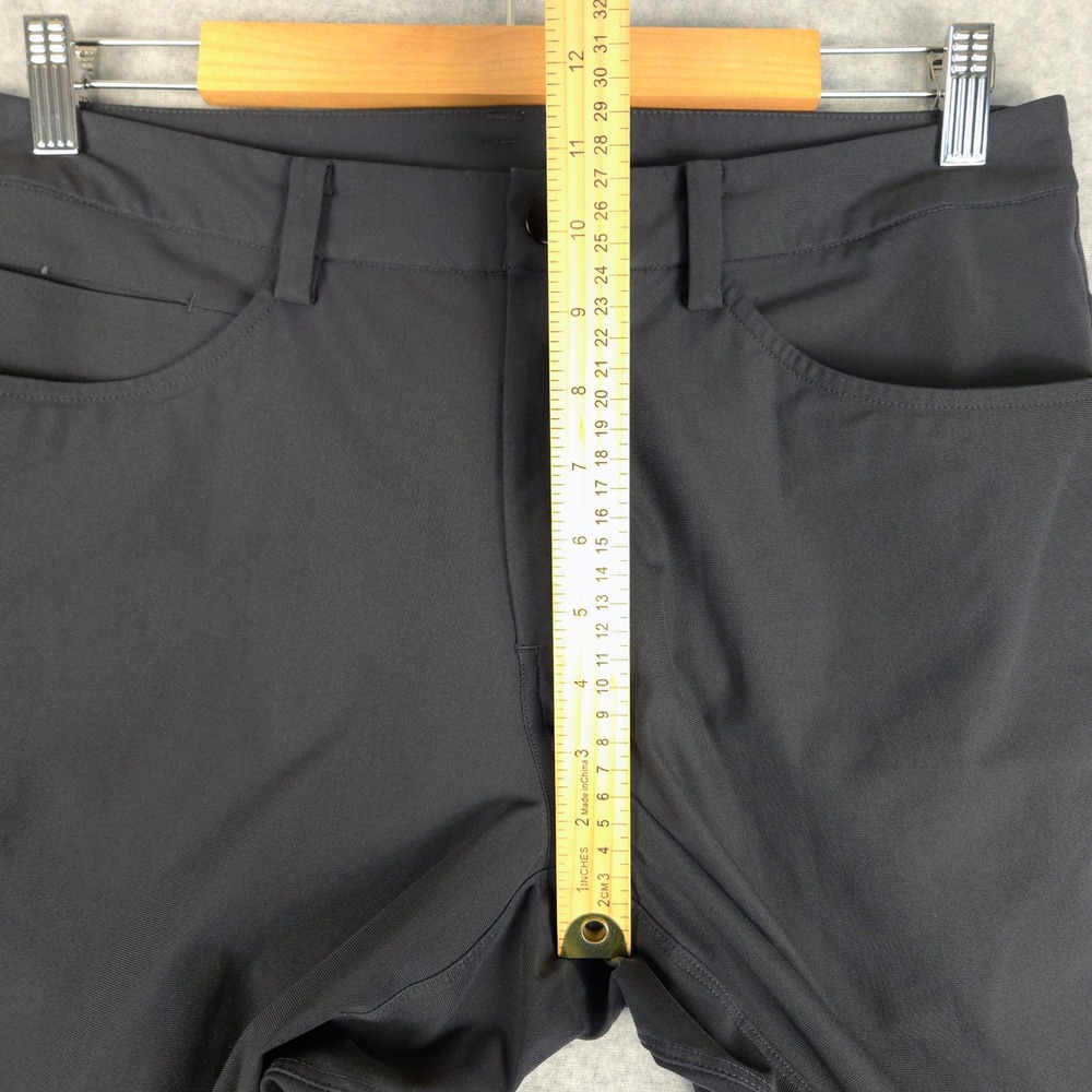 Lululemon Pants Mens Charcoal Gray Slim Fit Technical Trousers (Fits 32x33) - Picture 7 of 8